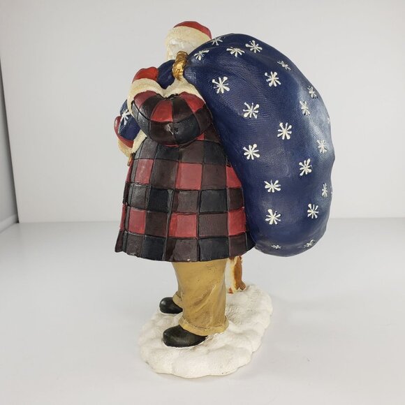 Bennington Christmas The Good Stuff Demdaco Santa Claus Duck Statue - Picture 3 of 6